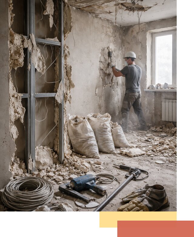 Профессиональный демонтаж зданий и конструкций в Тихвине