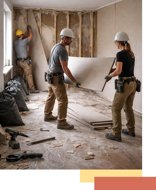 Демонтаж стеновых панелей в Тихвине быстро и аккуратно