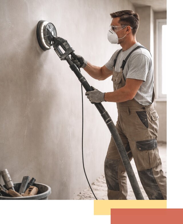 Профессиональная шлифовка стен в Тихвине быстро и качественно