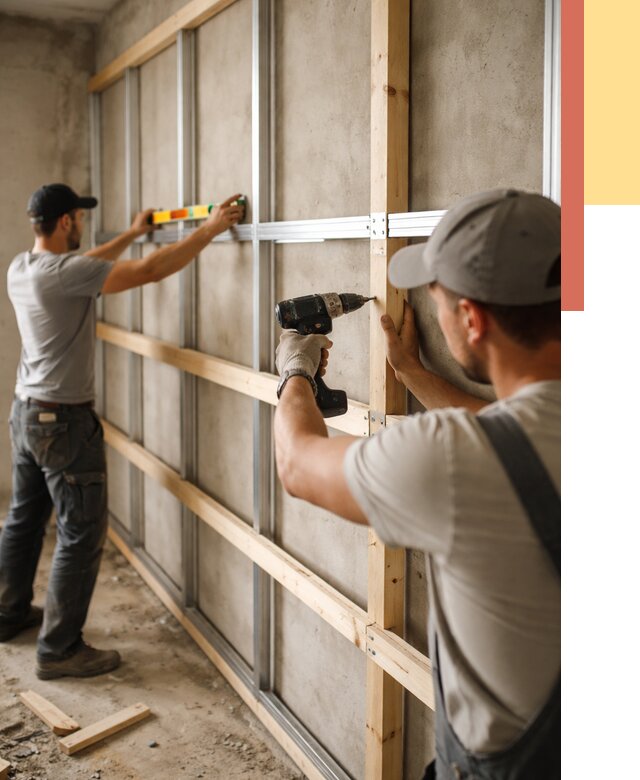 Устройство обрешетки под панели в Тихвине от 2295 руб. — монтаж под ключ | ОТДЕЛОЧНИК-Тхв