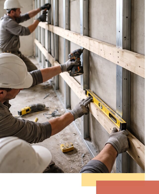 Устройство обрешетки под панели в Тихвине