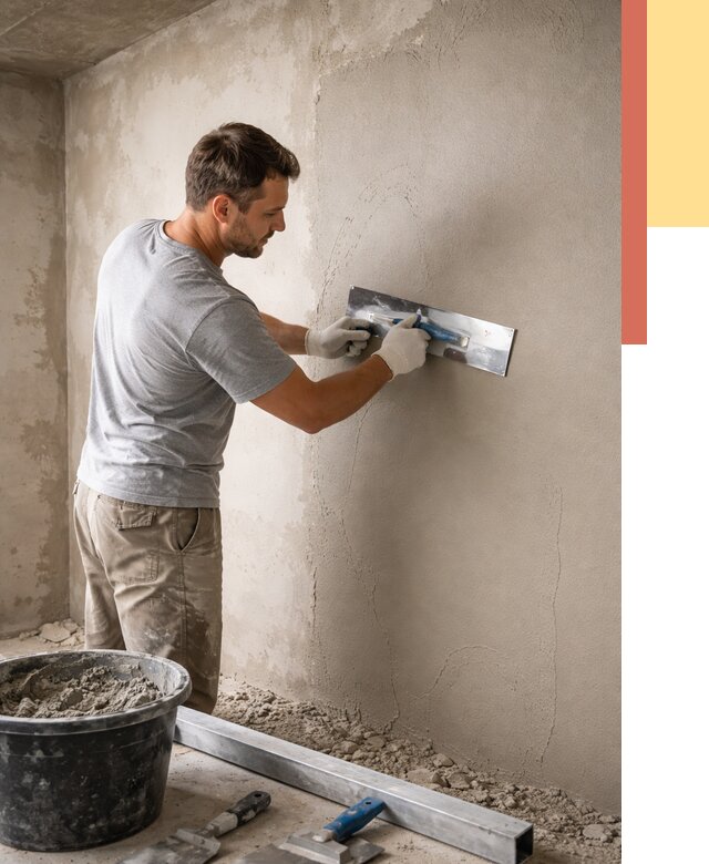 Штукатурка стен без маяков в Тихвине от 7868 руб/м2 — услуги и цена | ОТДЕЛОЧНИК-Тхв