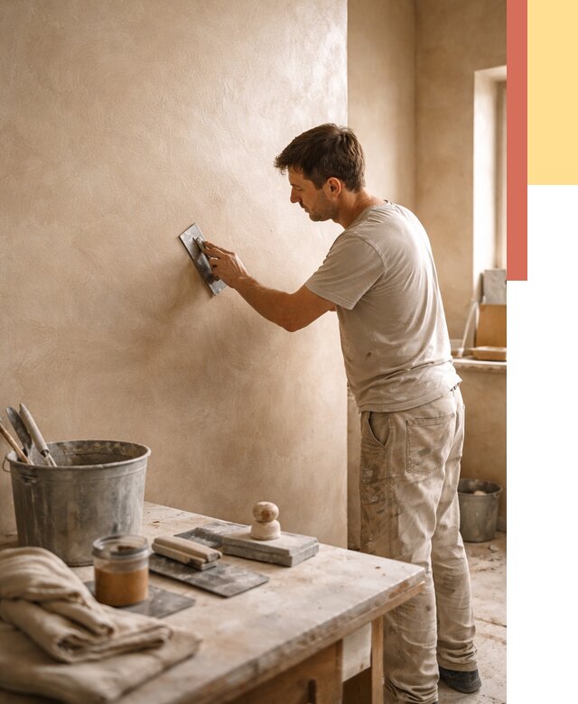 Марокканская штукатурка таделакт в Тихвине под ключ от 4590 руб. | ОТДЕЛОЧНИК-Тхв