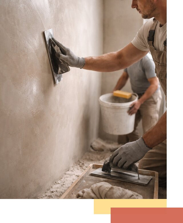 Нанесение марокканской штукатурки таделакт в Тихвине