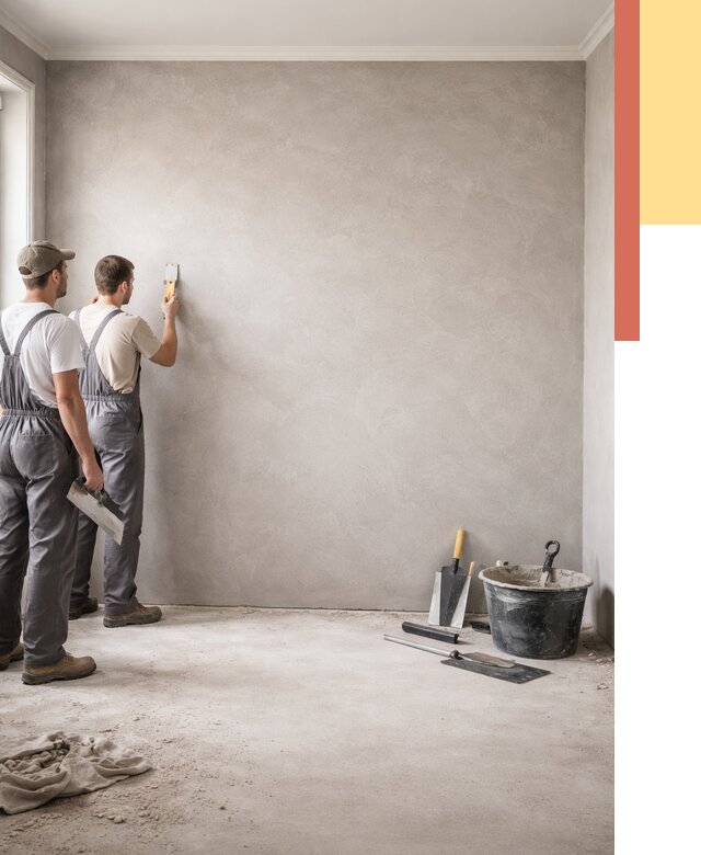 Микробетон на стены в Тихвине от 1366 руб. — нанесение и отделка | ОТДЕЛОЧНИК-Тхв