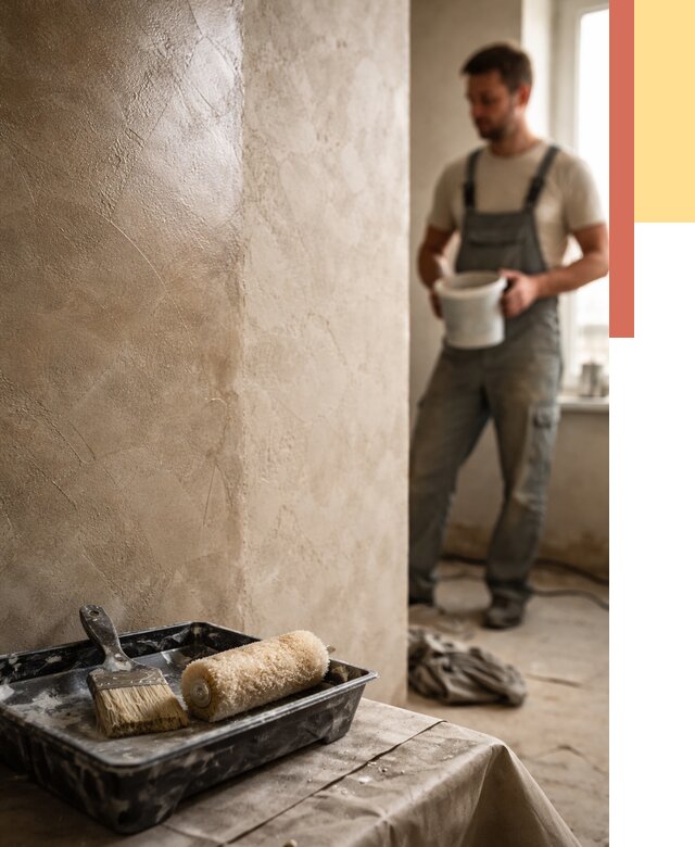 Нанесение воска на штукатурку в Тихвине от 3825 руб. | Услуги ОТДЕЛОЧНИК-Тхв