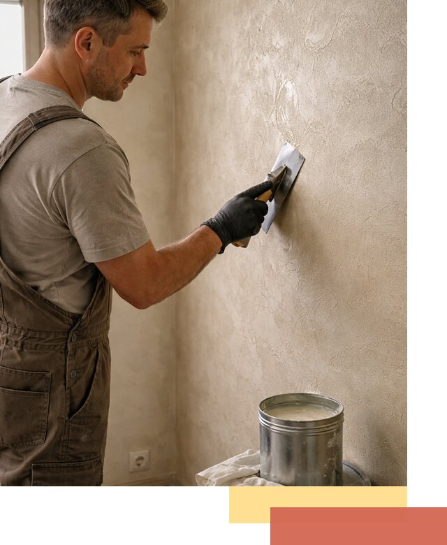 Нанесение воска на штукатурку в Тихвине для защиты и блеска