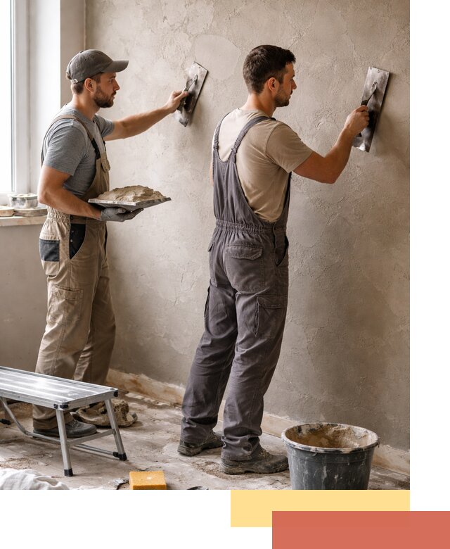 Ремонт декоративной штукатурки и восстановление фактуры в Тихвине