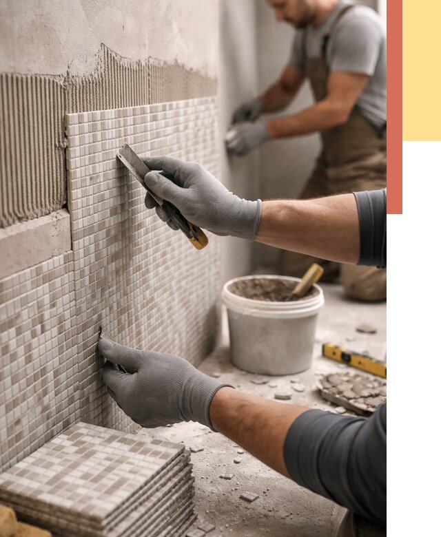 Облицовка стен мозаикой в Тихвине от 3497 руб/м2 — укладка мозаики на стены | ОТДЕЛОЧНИК-Тхв