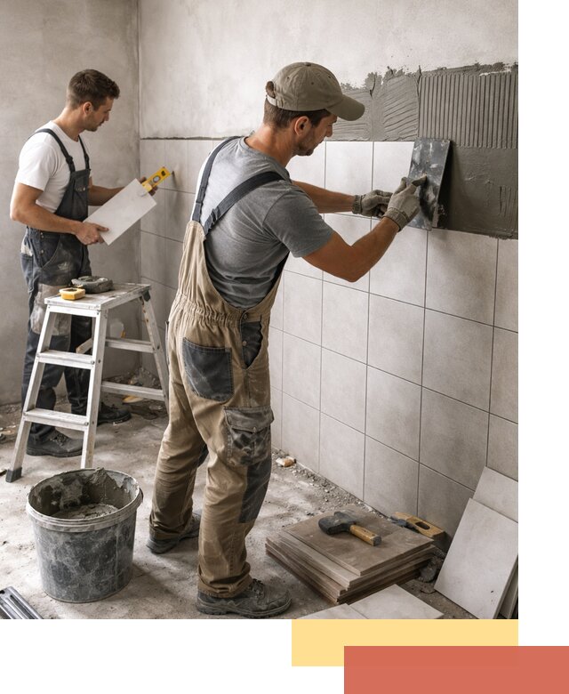 Укладка плитки на стены в Тихвине профессионально и надежно