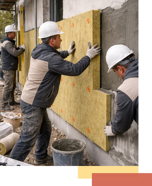 Утепление стен минватой в Тихвине — тепло и звукоизоляция