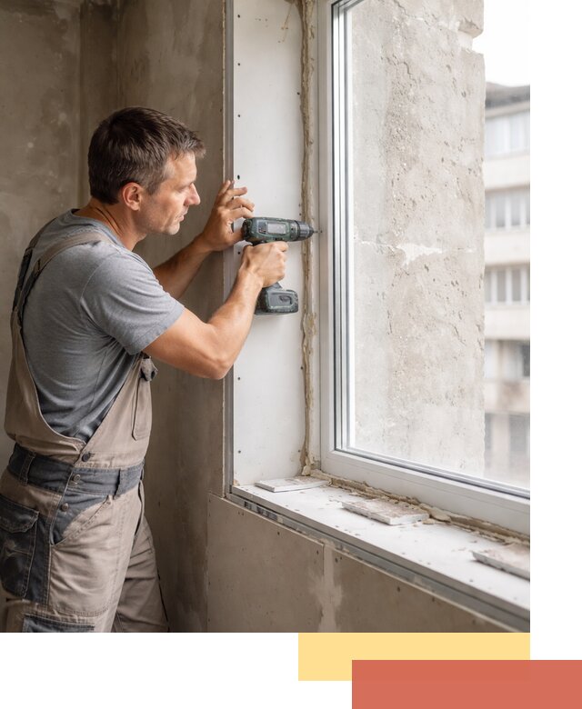 Монтаж гипсокартонных откосов в Тихвине под ключ