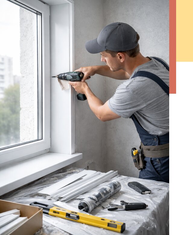 Установка пластиковых откосов в Тихвине от 2459 руб. | ОТДЕЛОЧНИК-Тхв монтаж, быстро и недорого