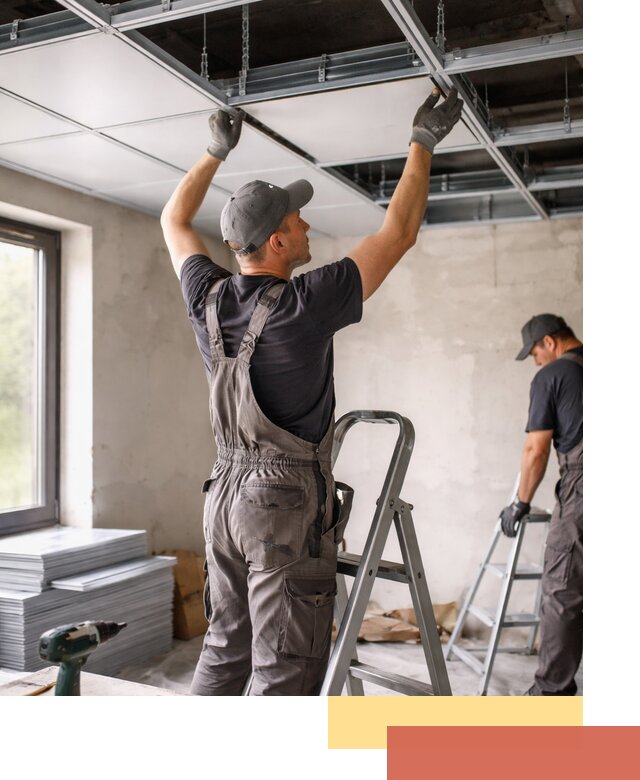 Монтаж кассетного потолка в Тихвине качественно и быстро