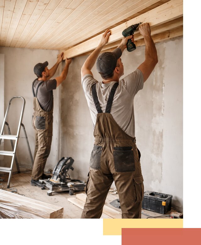 Монтаж потолка из вагонки в Тихвине профессионально и аккуратно