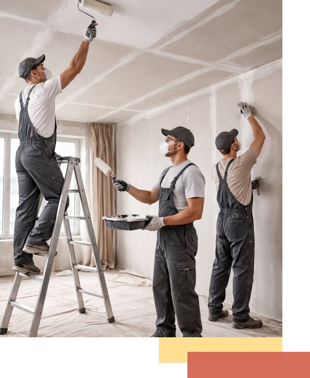 Покраска потолка из гипсокартона в Тихвине качественно и недорого