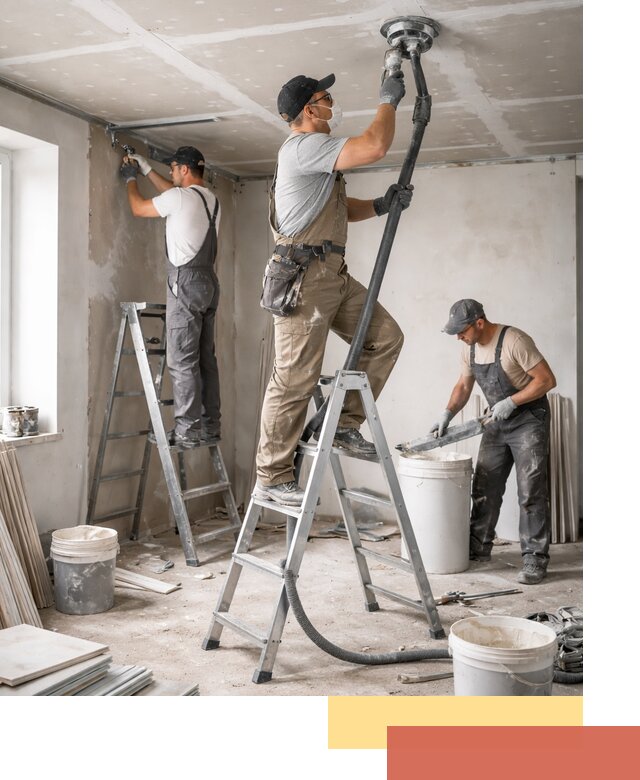 Ремонт потолка из гипсокартона в Тихвине: быстрый и качественный монтаж