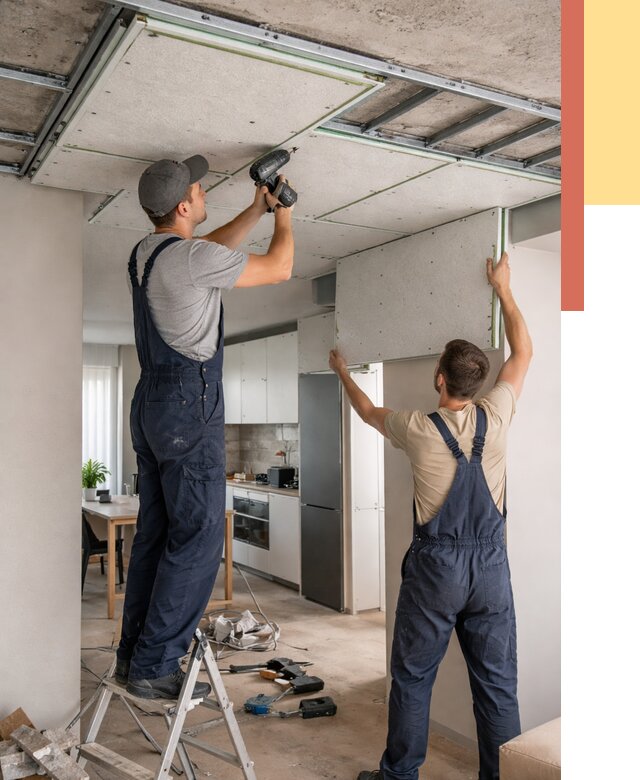 Шумоизоляция потолка панелями зипс в Тихвине от 2022 руб. под ключ | ОТДЕЛОЧНИК-Тхв